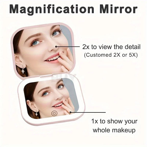 Portable LED Makeup Mirror